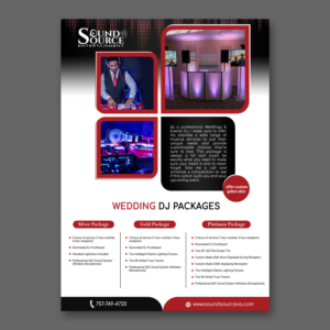 Flyer Design by aspiremedia for Sound Source Entertainment | Design: #23754374