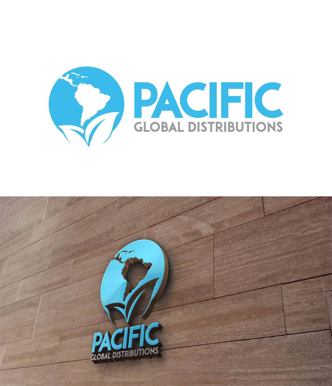 Logo Design by trufya for PACIFIC GLOBAL DISTRIBUTION | Design #23629802