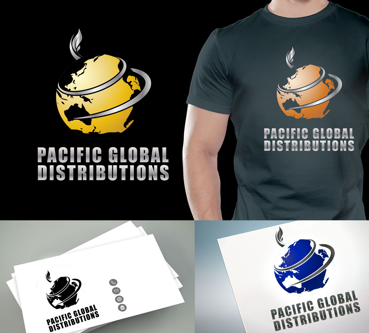 Logo Design by Wonderful design for PACIFIC GLOBAL DISTRIBUTION | Design #23632284