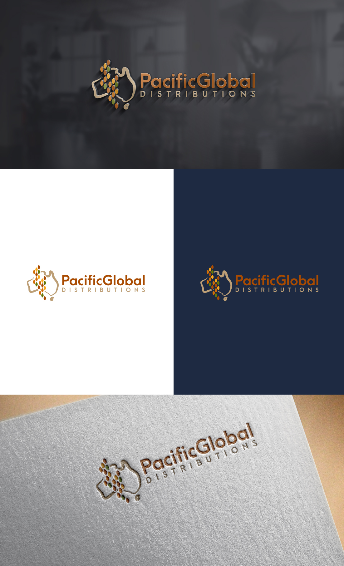 Logo-Design von GLDesigns für PACIFIC GLOBAL DISTRIBUTION | Design #23627927