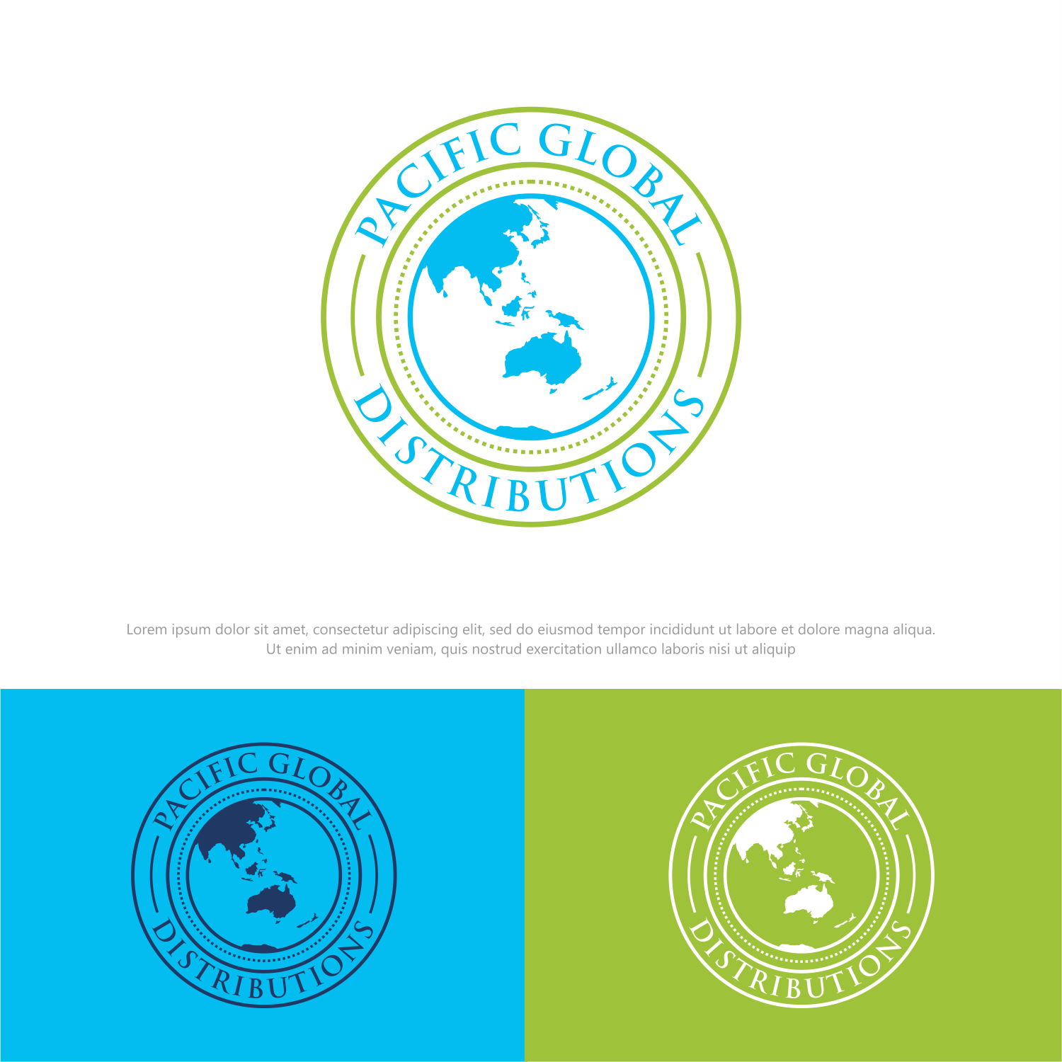 Logo Design by ThiagoB for PACIFIC GLOBAL DISTRIBUTION | Design #23627612