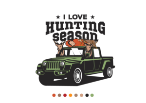 Deer Running Over Man With Car - T Shirt | T-shirt Design by pecgi
