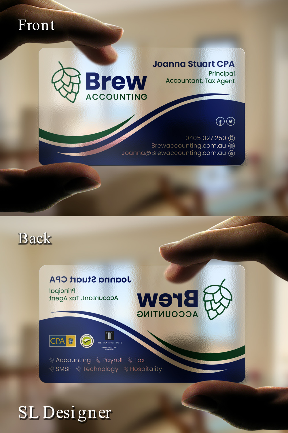 Business Card Design by SL Designer for this project | Design #23712059