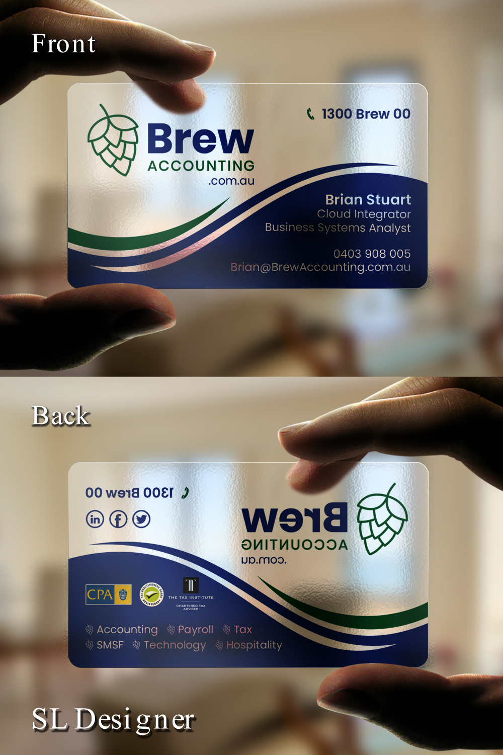 Business Card Design by SL Designer for this project | Design #23763198