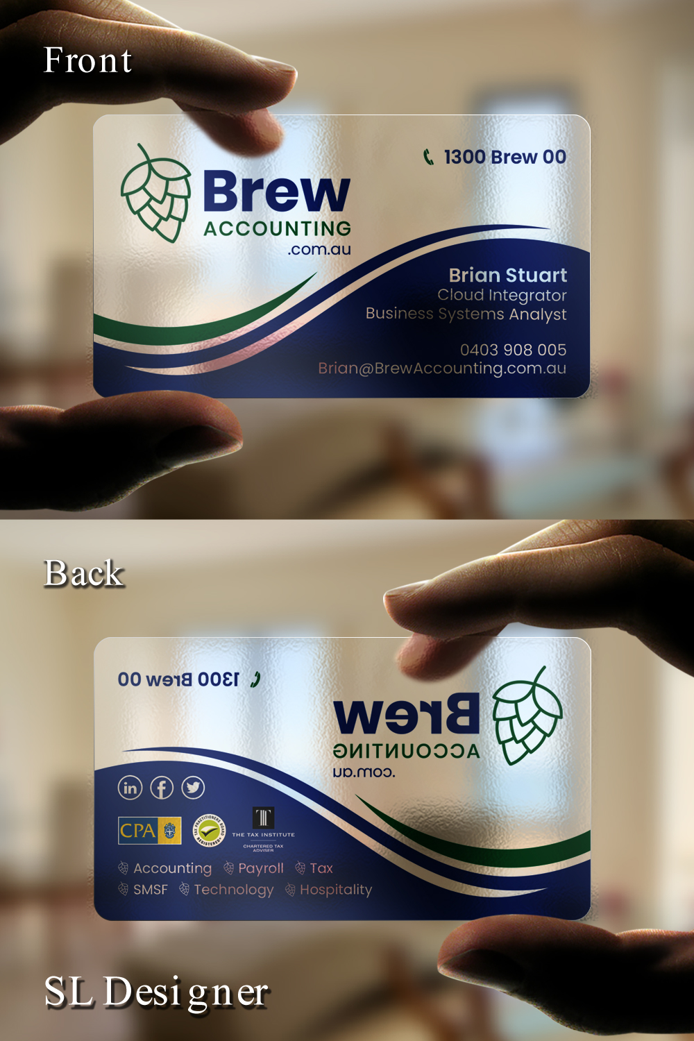 Business Card Design by SL Designer for this project | Design #23763199