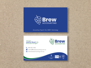 Brew Accounting Business Card design | Business Card Design by Moumita_