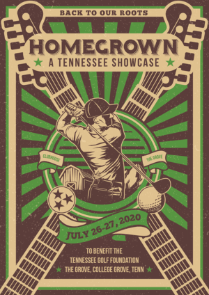 Vintage Poster For Charity Golf Tournament | Diseño Gráfico por Pinky 
