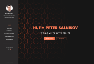 Design personal page for IT Expert | Web Design par Starto Agency