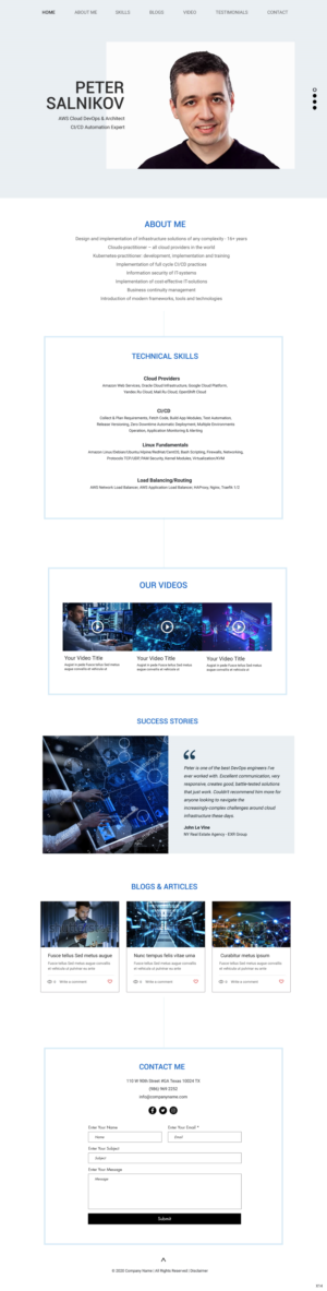 Web Design by pb for this project | Design: #23642126