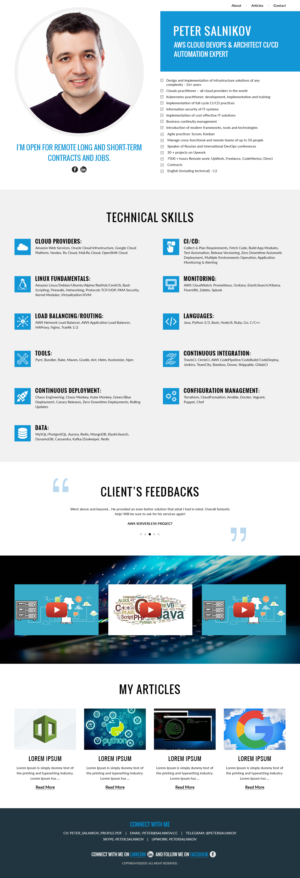 Web Design by Roy for this project | Design: #23659171