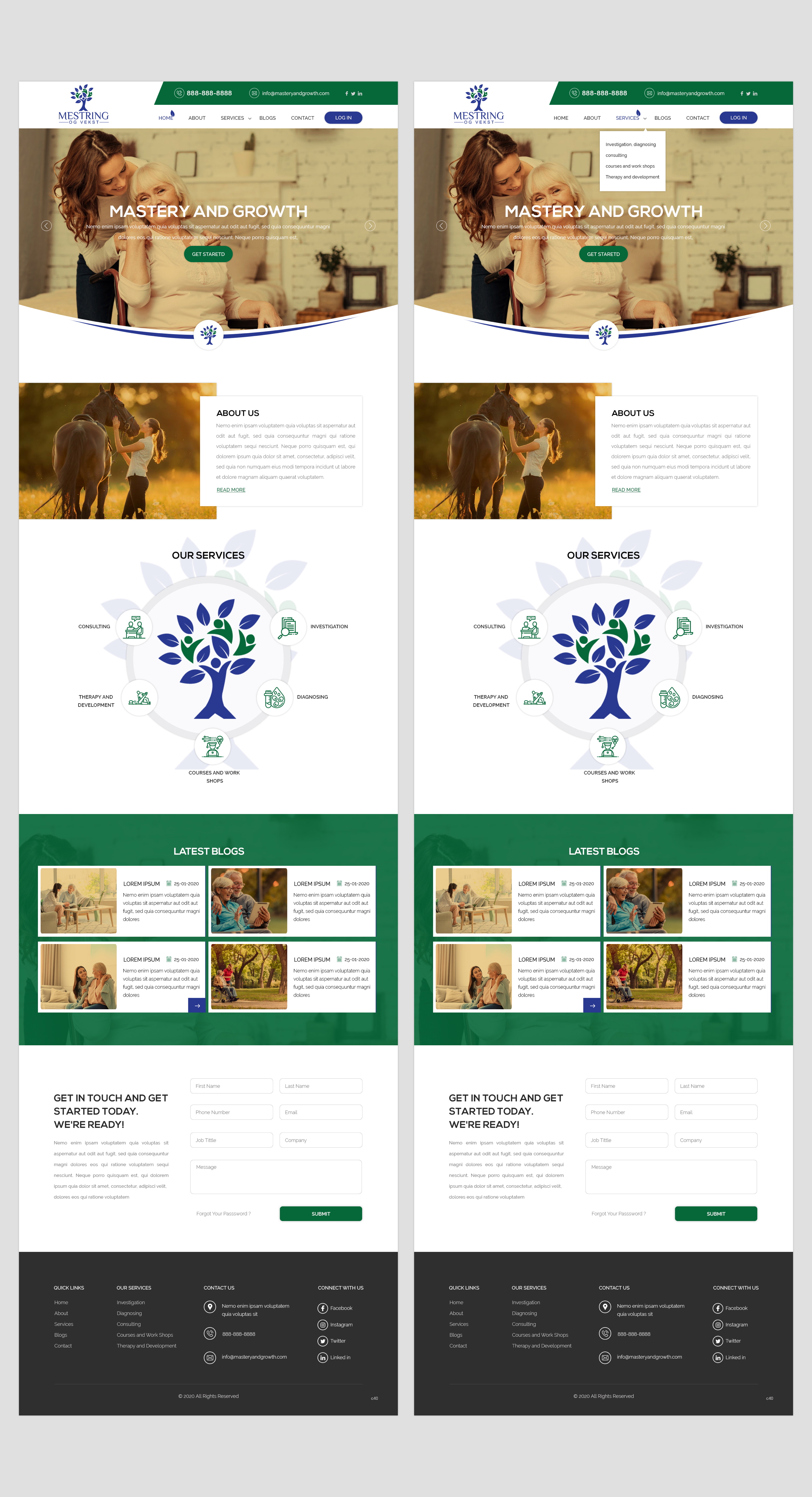 Web Design by pb for this project | Design #23642090