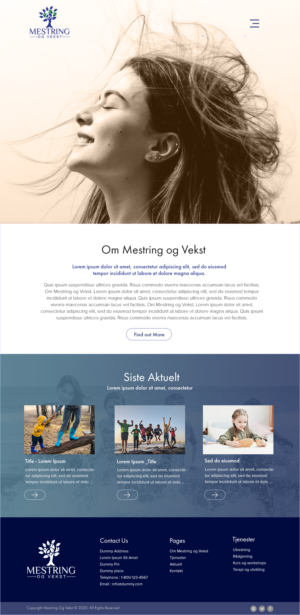 Web Design by Peony for this project | Design: #23679133