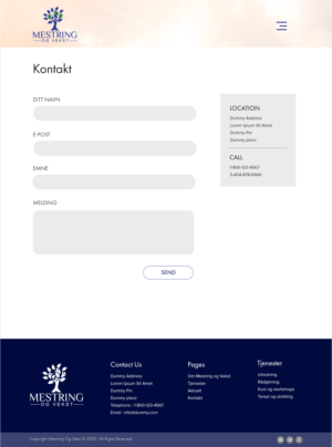 Web Design by Peony for this project | Design: #23693794