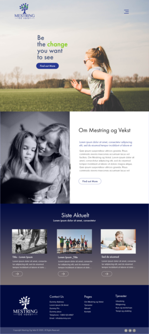Web Design by Peony for this project | Design: #23702692