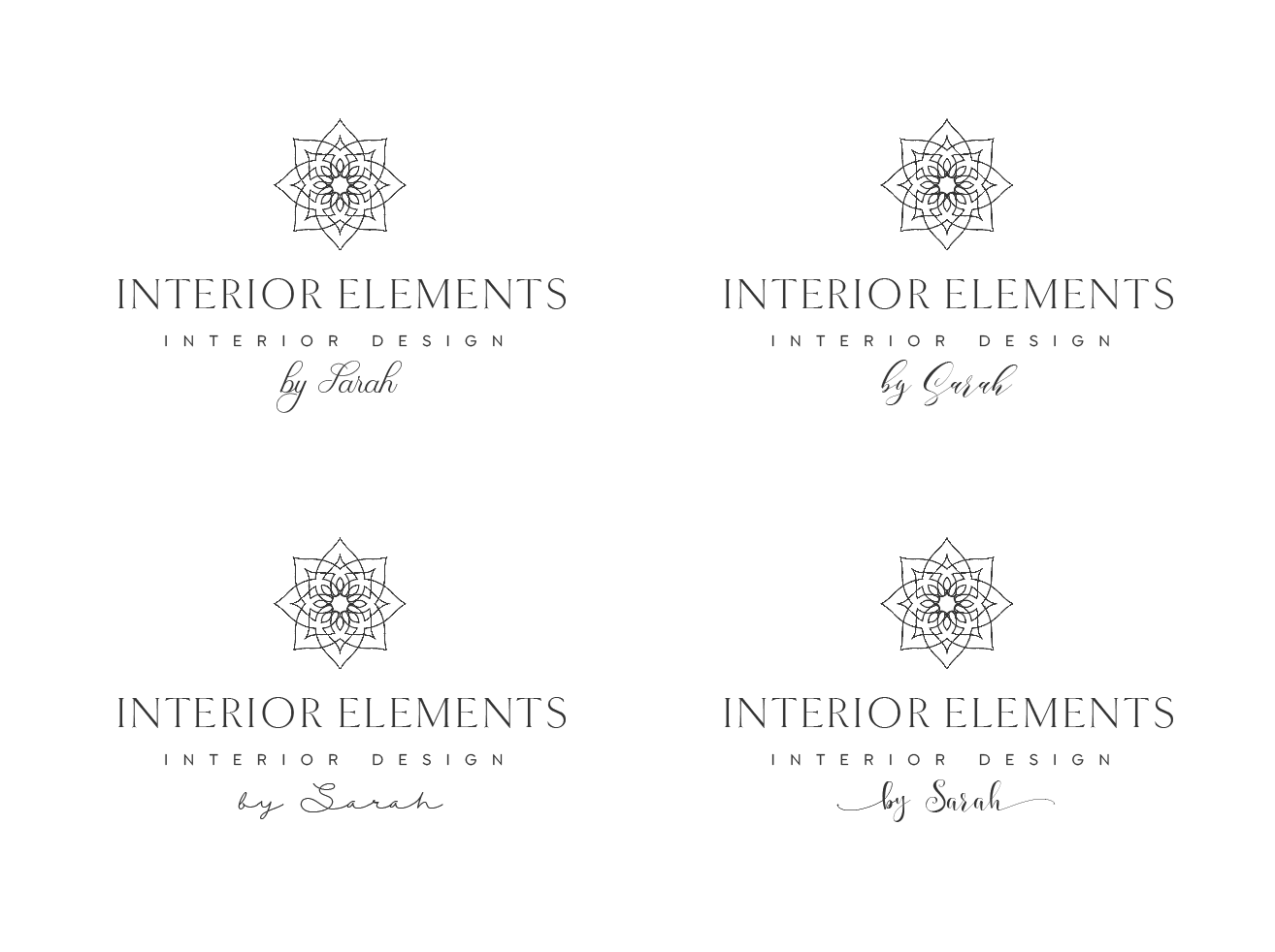 Logo Design by wonderland for INTERIOR ELEMENTS | Design #23801491