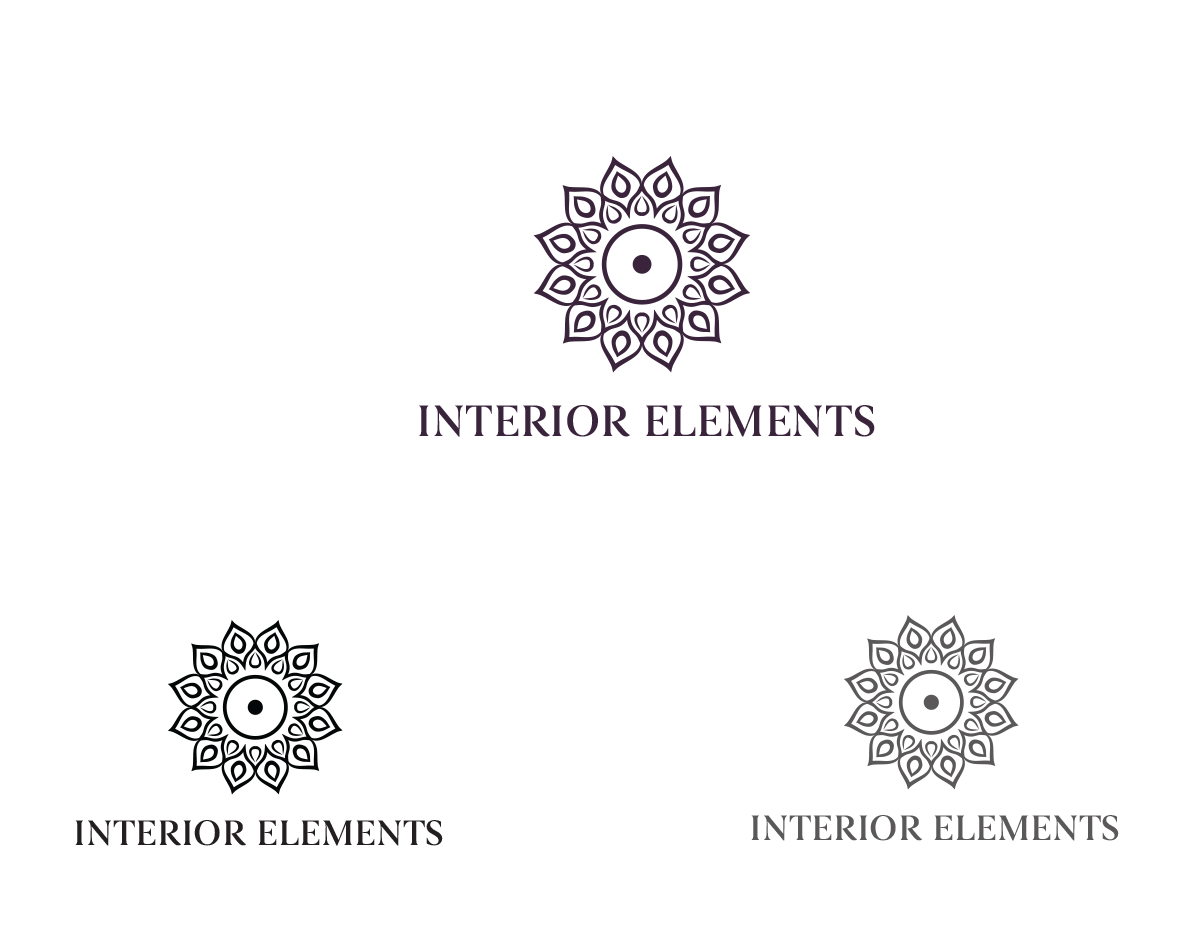 Logo Design by Graphicsbox for INTERIOR ELEMENTS | Design #23689862