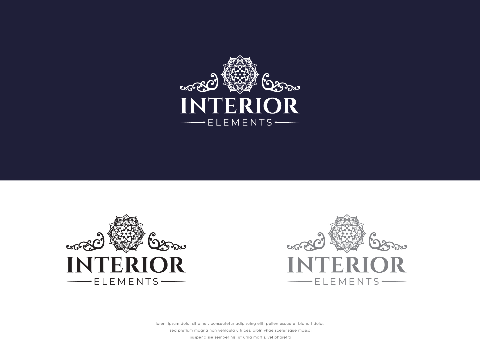 Diseño de Logo por artcircles para INTERIOR ELEMENTS | Diseño #23715462