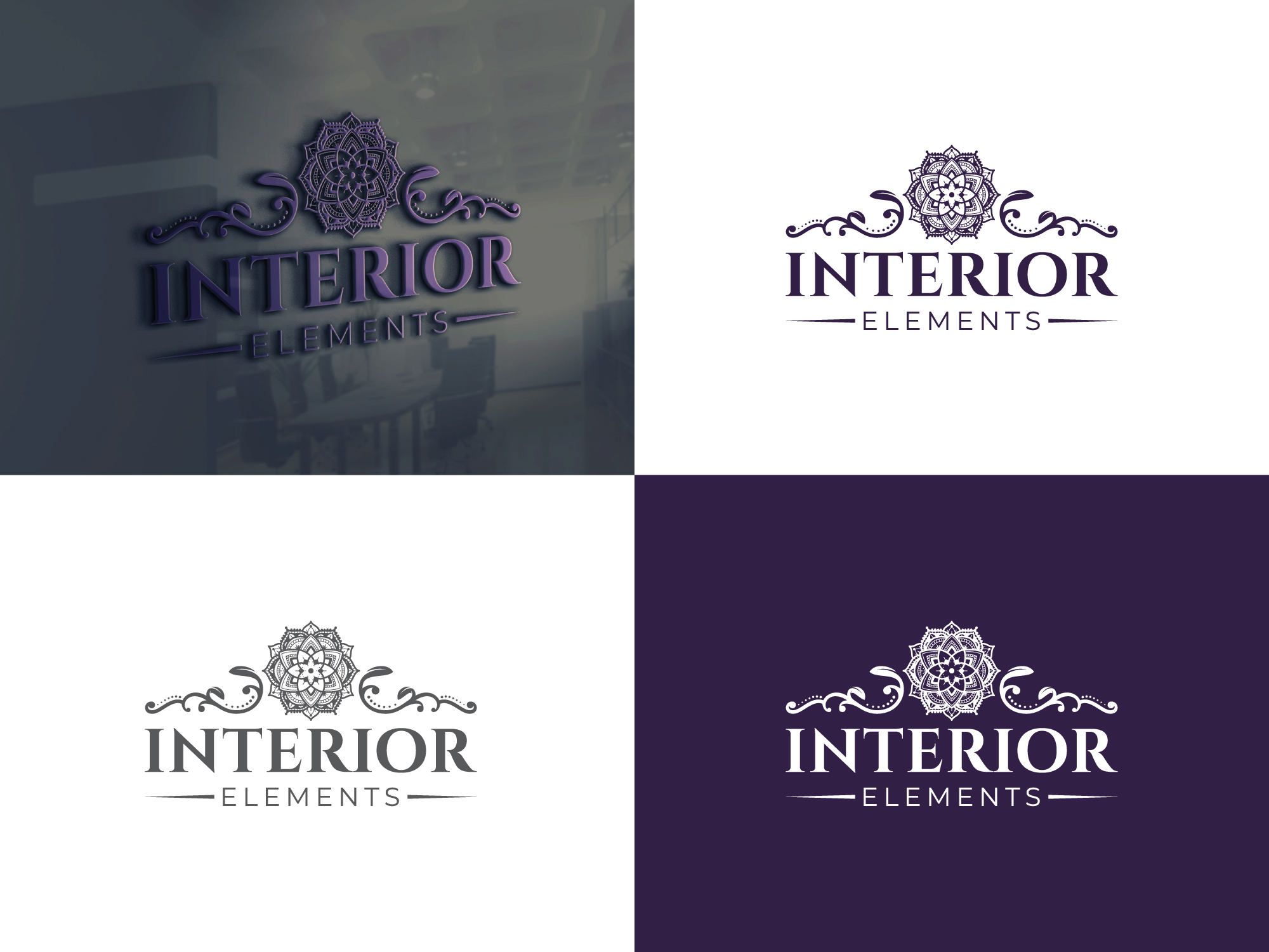 Diseño de Logo por artcircles para INTERIOR ELEMENTS | Diseño #23750672
