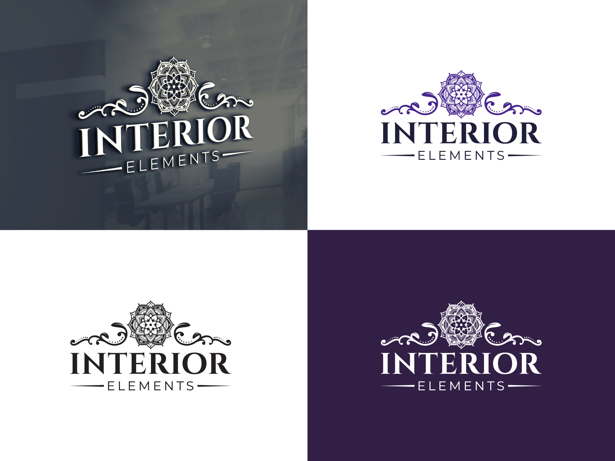 Diseño de Logo por artcircles para INTERIOR ELEMENTS | Diseño #23751412