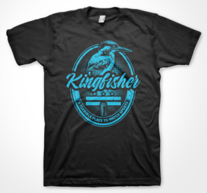 Design de T-shirt par badpixelarts pour Kingfisher | Design : #23636178