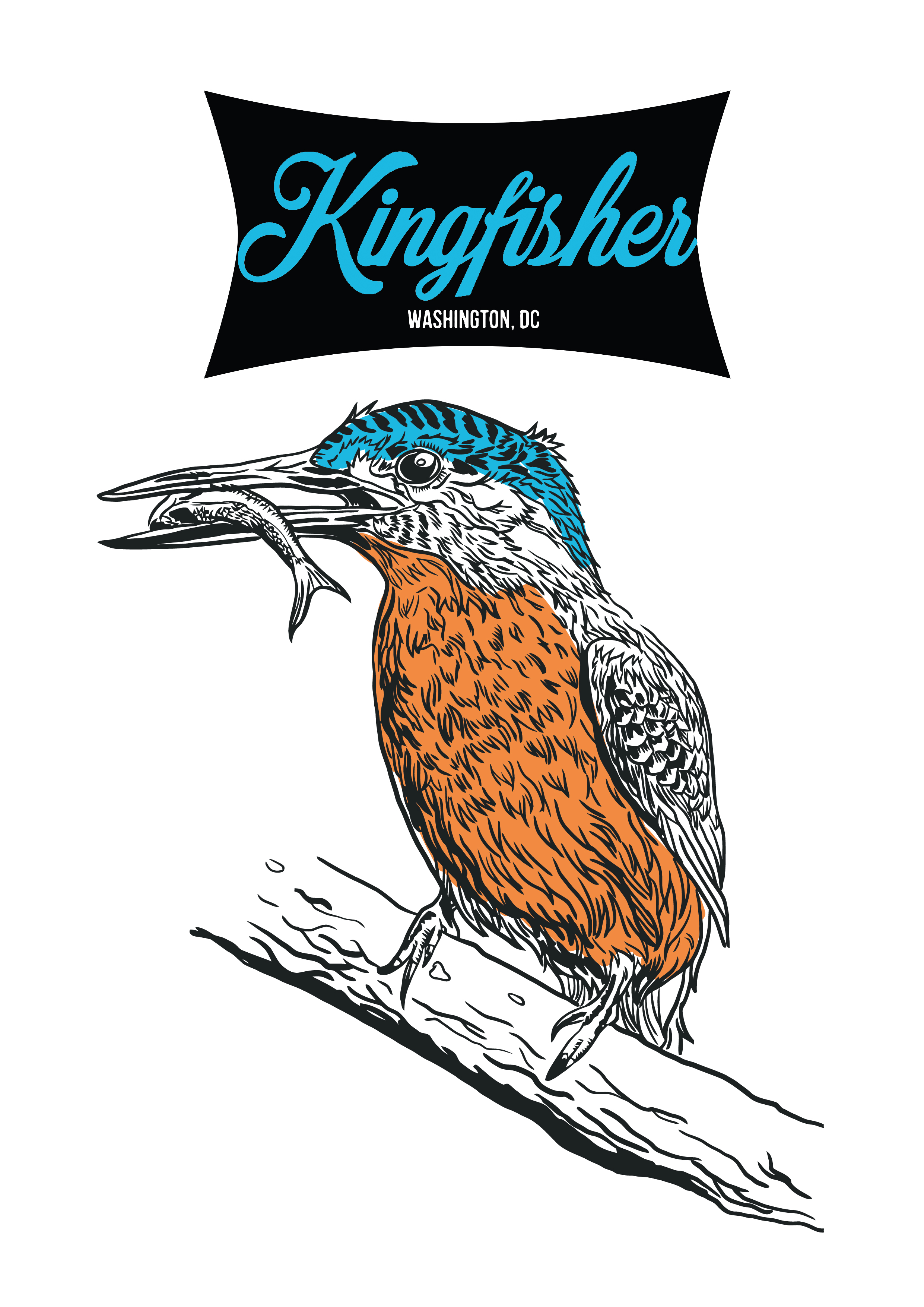Design de T-shirt par Nublan Ameram pour Kingfisher | Design #23633901