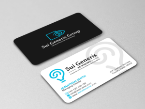 Diseño de Tarjeta de Presentación por Creations Box 2015 para Sui Generis Pty Ltd | Diseño: #23632924