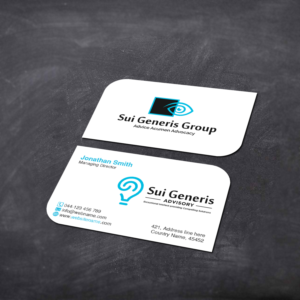 Diseño de Tarjeta de Presentación por Creations Box 2015 para Sui Generis Pty Ltd | Diseño: #23634212