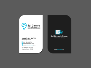 Diseño de Tarjeta de Presentación por Creations Box 2015 para Sui Generis Pty Ltd | Diseño: #23634214
