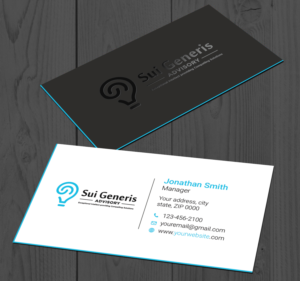 Business Card Design by LAXMI DESIGNHUB for Sui Generis Pty Ltd | Design: #23633204