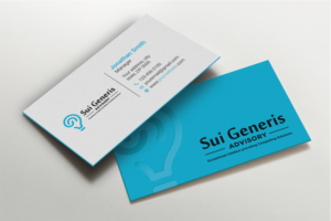 Business Card Design by LAXMI DESIGNHUB for Sui Generis Pty Ltd | Design: #23633222