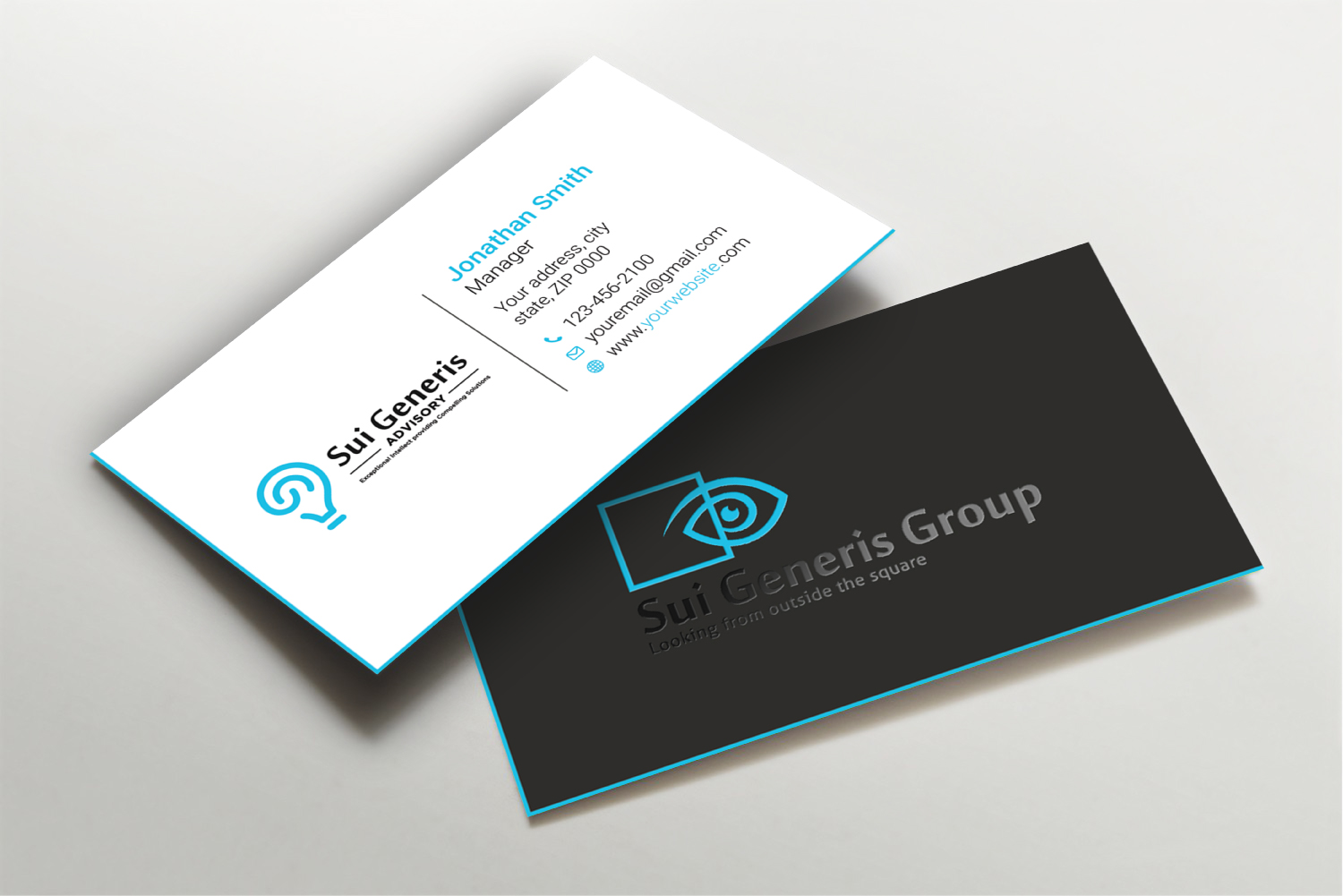 Business Card Design by LAXMI DESIGNHUB for Sui Generis Pty Ltd | Design #23650593