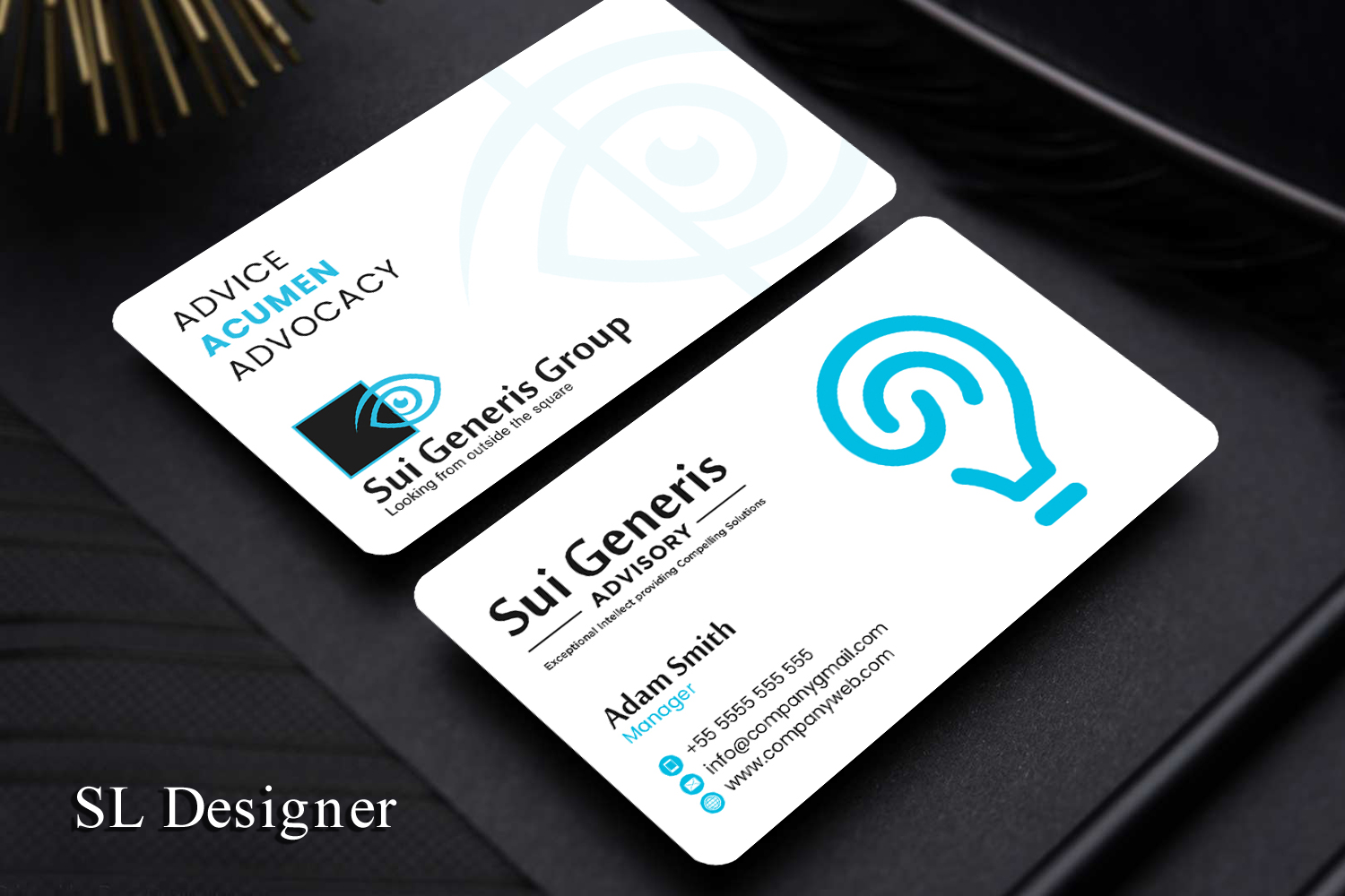 Diseño de Tarjeta de Presentación por SL Designer para Sui Generis Pty Ltd | Diseño #23630859
