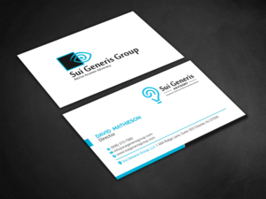 Business Card Design by R.design for Sui Generis Pty Ltd | Design: #23628958