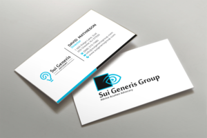 Business Card Design by R.design for Sui Generis Pty Ltd | Design: #23629004