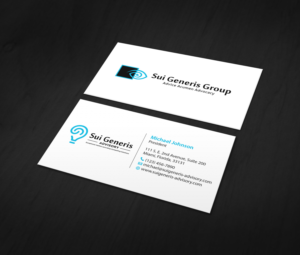 Diseño de Tarjeta de Presentación por MDesign para Sui Generis Pty Ltd | Diseño #23629138