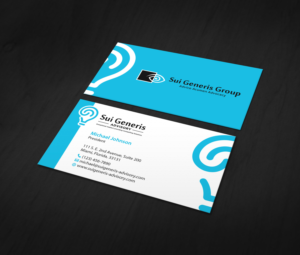 Business Card Design by MDesign for Sui Generis Pty Ltd | Design: #23629147