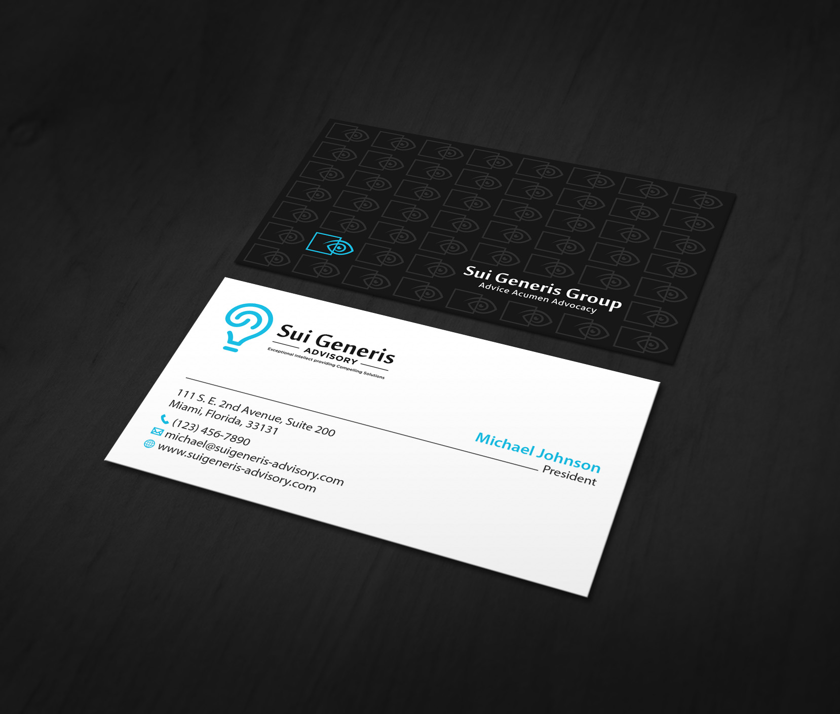 Design de Carte de Visite par MDesign pour Sui Generis Pty Ltd | Design #23636557