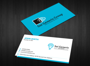Design de Carte de Visite par Musa. A pour Sui Generis Pty Ltd | Design #23629687