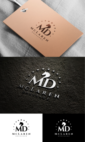 Logo one MD logo two McLaren Dressage  | Logo Design by Haja_H2