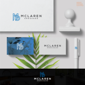 Logo one MD logo two McLaren Dressage  | Logo Design by step forward 2