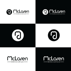 Logo one MD logo two McLaren Dressage  | Diseño de Logo por Rii