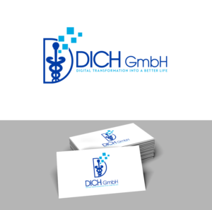 DICH GmbH: Digital Transformation into a better Life | Logo Design by trufya
