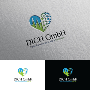 DICH GmbH: Digital Transformation into a better Life | Logo-Design von Rii