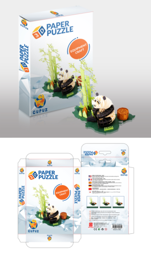 creative design for packing box of 3D paper puzzle | Packaging Design by RGraphic