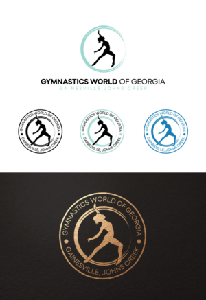 Gymnastics World of Georgia | Logo-Design von Amethystica