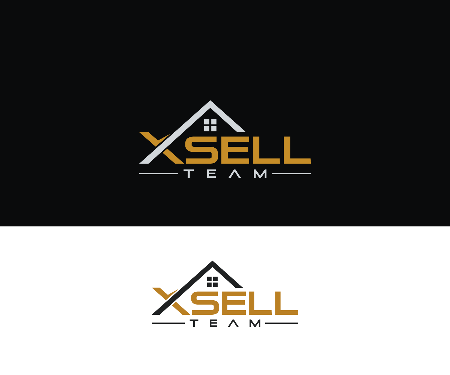 Serious, Modern, Real Estate Logo Design for Xsell Team by anico