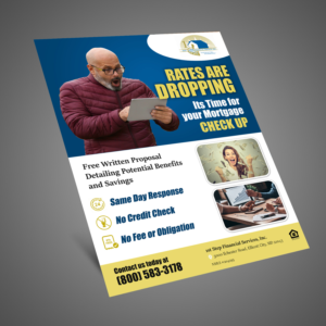 Flyer-Design von aspiremedia für 1st Step Financial Services, Inc. | Design: #23635768