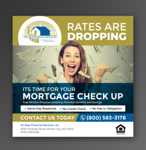 Flyer-Design von ecorokerz für 1st Step Financial Services, Inc. | Design #23639759