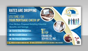 Flyer-Design von SAI DESIGNS für 1st Step Financial Services, Inc. | Design: #23638765