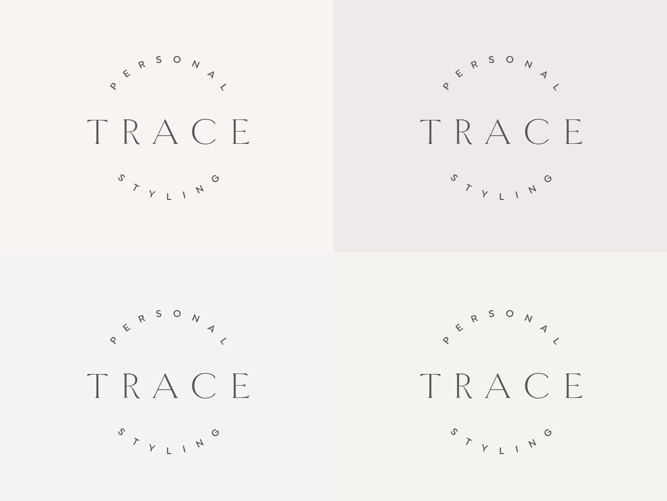 Logo Design by wonderland for TRACE personal styling  | Design #23677043